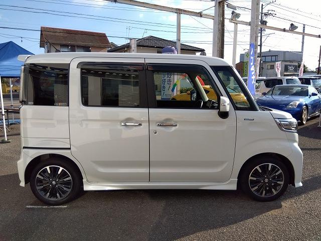 スペーシアカスタム ハイブリッドＸＳターボ☆８型ナビ☆修復歴無し☆禁煙車☆　８インチナビ・ＤＶＤ再生・ＣＤ録音・ＢＴｏｏｔｈ・Ｂカメラ・ＥＴＣ・前後ドラレコ・ハーフレザー＆ヒータ・パドルシフト・レーダーブレーキ・クルーズコント・ＬＥＤオートハイビーム・ＬＥＤフォグ・後方ソナー（11枚目）