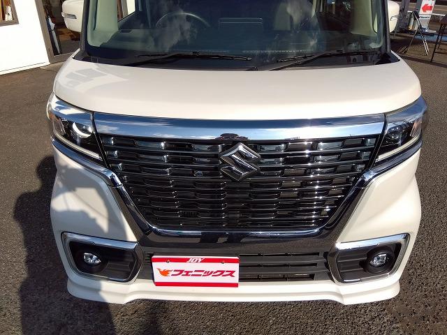 スペーシアカスタム ハイブリッドＸＳターボ☆８型ナビ☆修復歴無し☆禁煙車☆　８インチナビ・ＤＶＤ再生・ＣＤ録音・ＢＴｏｏｔｈ・Ｂカメラ・ＥＴＣ・前後ドラレコ・ハーフレザー＆ヒータ・パドルシフト・レーダーブレーキ・クルーズコント・ＬＥＤオートハイビーム・ＬＥＤフォグ・後方ソナー（19枚目）