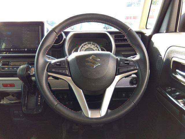 スペーシアカスタム ハイブリッドＸＳターボ☆８型ナビ☆修復歴無し☆禁煙車☆　８インチナビ・ＤＶＤ再生・ＣＤ録音・ＢＴｏｏｔｈ・Ｂカメラ・ＥＴＣ・前後ドラレコ・ハーフレザー＆ヒータ・パドルシフト・レーダーブレーキ・クルーズコント・ＬＥＤオートハイビーム・ＬＥＤフォグ・後方ソナー（34枚目）