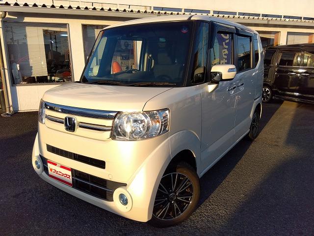 Ｎ－ＢＯＸ ＧＳＳｐｋｇ☆最終型☆ナビ☆Ｂカメラ☆走行５．３万☆試乗ＯＫ　☆最終型☆軽減ブレーキ☆ナビ☆ＤＶＤ再生☆Ｂｌｕｅｔｏｏｔｈ☆バックカメラ☆ステアリモコン☆シートヒーター☆ＨＩＤオートライト☆ＬＥＤフォグ☆シートバックテーブル☆両側電動ドア☆走行５．３万☆試乗ＯＫ（2枚目）