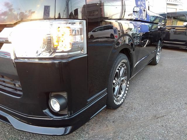 ハイエースバン スーパーＧＬダークプライム☆ディーゼル☆後席Ｍ☆ベッドキッド　ディーゼル☆１オーナー☆ベッドキッド☆革調シート☆テーブル＆ウッドパネル☆ＬＥＤテール☆シーケンシャルウィンカ☆Ｈｅａｒｔｓホイール☆ホワイトレター☆ルーフキャリア☆フロントリップ☆ナビ☆後席モニター（76枚目）