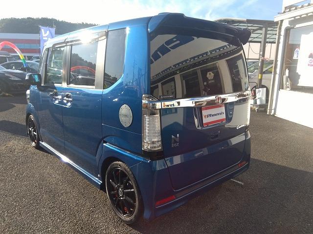 Ｎ－ＢＯＸカスタム Ｇ・ターボＡパッケージ☆ＴＥＩＮ車高調☆後席モニタ☆禁煙車☆　純正ナビ・ＤＶＤ再生・ＣＤ録音・Ｉｐｏｄ接続・ＵＳＢ＆ＢＴｏｏｔｈ・Ｂカメラ・純正後席フリップダウン・ＴＥＩＮ車高調・マナレイ１５インチアルミ・パドルシフト・クルーズコント・ＣＴＢＡ衝突軽減（8枚目）