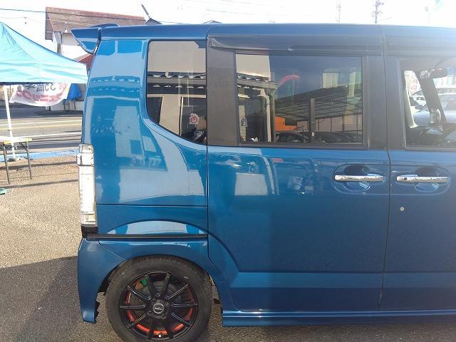 Ｎ－ＢＯＸカスタム Ｇ・ターボＡパッケージ☆ＴＥＩＮ車高調☆後席モニタ☆禁煙車☆　純正ナビ・ＤＶＤ再生・ＣＤ録音・Ｉｐｏｄ接続・ＵＳＢ＆ＢＴｏｏｔｈ・Ｂカメラ・純正後席フリップダウン・ＴＥＩＮ車高調・マナレイ１５インチアルミ・パドルシフト・クルーズコント・ＣＴＢＡ衝突軽減（13枚目）