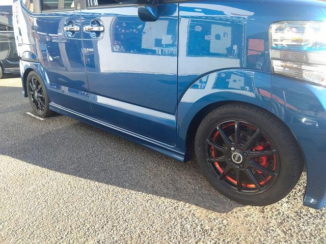 Ｎ－ＢＯＸカスタム Ｇ・ターボＡパッケージ☆ＴＥＩＮ車高調☆後席モニタ☆禁煙車☆　純正ナビ・ＤＶＤ再生・ＣＤ録音・Ｉｐｏｄ接続・ＵＳＢ＆ＢＴｏｏｔｈ・Ｂカメラ・純正後席フリップダウン・ＴＥＩＮ車高調・マナレイ１５インチアルミ・パドルシフト・クルーズコント・ＣＴＢＡ衝突軽減（22枚目）