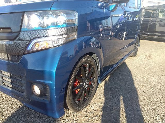 Ｎ－ＢＯＸカスタム Ｇ・ターボＡパッケージ☆ＴＥＩＮ車高調☆後席モニタ☆禁煙車☆　純正ナビ・ＤＶＤ再生・ＣＤ録音・Ｉｐｏｄ接続・ＵＳＢ＆ＢＴｏｏｔｈ・Ｂカメラ・純正後席フリップダウン・ＴＥＩＮ車高調・マナレイ１５インチアルミ・パドルシフト・クルーズコント・ＣＴＢＡ衝突軽減（23枚目）