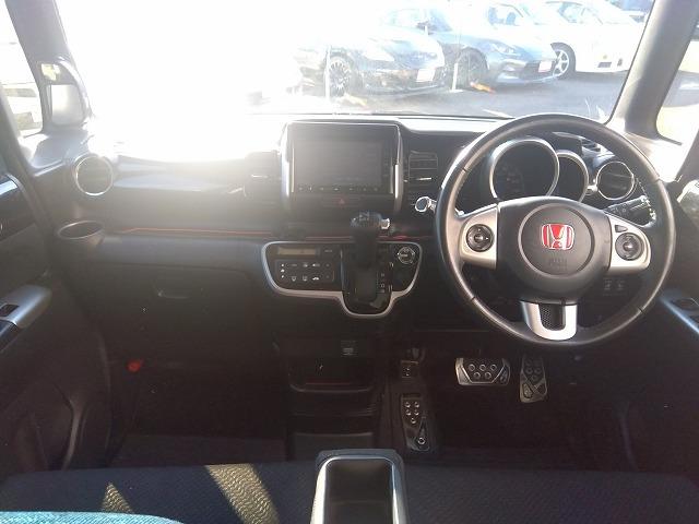 Ｎ－ＢＯＸカスタム Ｇ・ターボＡパッケージ☆ＴＥＩＮ車高調☆後席モニタ☆禁煙車☆　純正ナビ・ＤＶＤ再生・ＣＤ録音・Ｉｐｏｄ接続・ＵＳＢ＆ＢＴｏｏｔｈ・Ｂカメラ・純正後席フリップダウン・ＴＥＩＮ車高調・マナレイ１５インチアルミ・パドルシフト・クルーズコント・ＣＴＢＡ衝突軽減（33枚目）