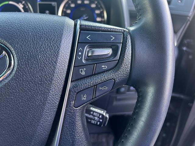 スマフォ連携９型ディスプレイオーディオ・Ａｐｐｌｅ＆Ａｎｄｒｏｉｄ・ミラキャスト・ＨＤＭＩ入力・後席１２型フリップダウン・コーナーソナー・専用ハーフレザー＆オットマン・プリクラッシュ操舵支援