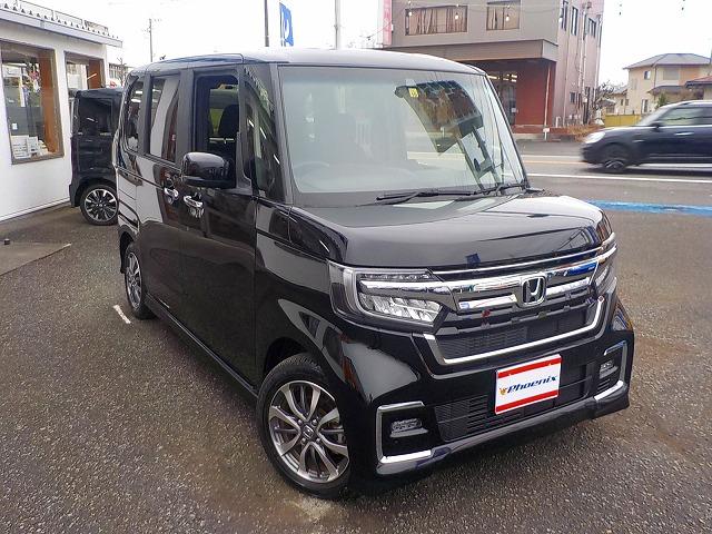 Ｎ－ＢＯＸカスタム Ｌ☆後期型☆電動パーキングブレーキ付き☆試乗できます☆　純正ナビ☆Ｂｌｕｅｔｏｏｔｈ＆ＵＳＢ接続☆ＤＶＤ再生☆バックカメラ☆ＥＴＣ☆前後ドラレコ☆衝突軽減ブレーキ☆追従クルコン☆電動パーキング☆ＬＥＤオートハイビーム☆ＬＥＤフォグ☆禁煙車☆試乗できます☆（4枚目）