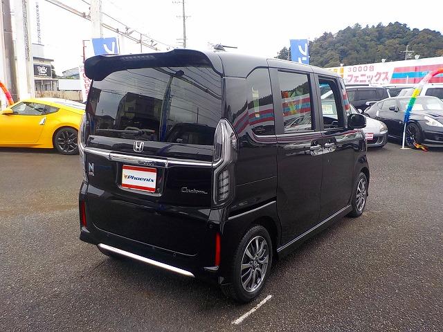 Ｎ－ＢＯＸカスタム Ｌ☆後期型☆電動パーキングブレーキ付き☆試乗できます☆　純正ナビ☆Ｂｌｕｅｔｏｏｔｈ＆ＵＳＢ接続☆ＤＶＤ再生☆バックカメラ☆ＥＴＣ☆前後ドラレコ☆衝突軽減ブレーキ☆追従クルコン☆電動パーキング☆ＬＥＤオートハイビーム☆ＬＥＤフォグ☆禁煙車☆試乗できます☆（6枚目）