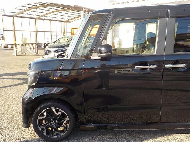 Ｎ－ＢＯＸカスタム Ｇ・Ｌターボホンダセンシング☆純正ナビ・修復歴無し☆　純正ナビ・ＤＶＤ再生・Ｂｔｏｏｔｈ・Ｂカメラ・ＥＴＣ・ドラレコ・ハーフレザー＆ヒーター・パドルシフト・衝突軽減・レーダークルーズ＆操舵支援・両パワスラ・ＬＥＤオートハイビーム（6枚目）