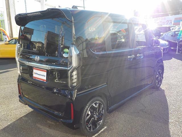 Ｎ－ＢＯＸカスタム Ｇ・Ｌターボホンダセンシング☆純正ナビ・修復歴無し☆　純正ナビ・ＤＶＤ再生・Ｂｔｏｏｔｈ・Ｂカメラ・ＥＴＣ・ドラレコ・ハーフレザー＆ヒーター・パドルシフト・衝突軽減・レーダークルーズ＆操舵支援・両パワスラ・ＬＥＤオートハイビーム（10枚目）