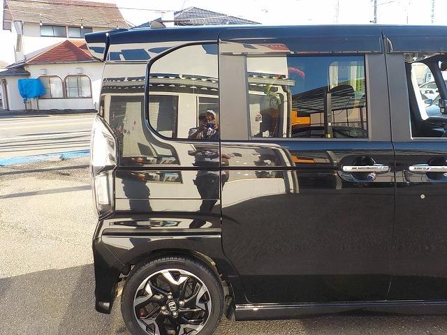 Ｎ－ＢＯＸカスタム Ｇ・Ｌターボホンダセンシング☆純正ナビ・修復歴無し☆　純正ナビ・ＤＶＤ再生・Ｂｔｏｏｔｈ・Ｂカメラ・ＥＴＣ・ドラレコ・ハーフレザー＆ヒーター・パドルシフト・衝突軽減・レーダークルーズ＆操舵支援・両パワスラ・ＬＥＤオートハイビーム（13枚目）