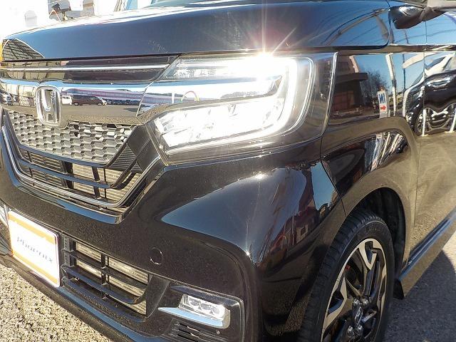 Ｎ－ＢＯＸカスタム Ｇ・Ｌターボホンダセンシング☆純正ナビ・修復歴無し☆　純正ナビ・ＤＶＤ再生・Ｂｔｏｏｔｈ・Ｂカメラ・ＥＴＣ・ドラレコ・ハーフレザー＆ヒーター・パドルシフト・衝突軽減・レーダークルーズ＆操舵支援・両パワスラ・ＬＥＤオートハイビーム（18枚目）