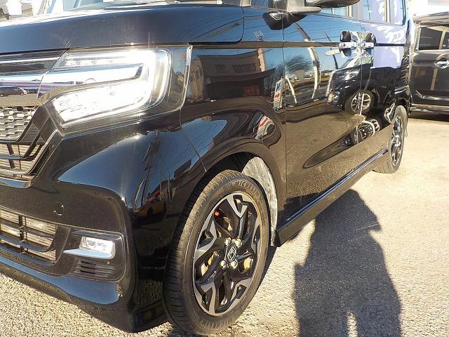 Ｎ－ＢＯＸカスタム Ｇ・Ｌターボホンダセンシング☆純正ナビ・修復歴無し☆　純正ナビ・ＤＶＤ再生・Ｂｔｏｏｔｈ・Ｂカメラ・ＥＴＣ・ドラレコ・ハーフレザー＆ヒーター・パドルシフト・衝突軽減・レーダークルーズ＆操舵支援・両パワスラ・ＬＥＤオートハイビーム（23枚目）