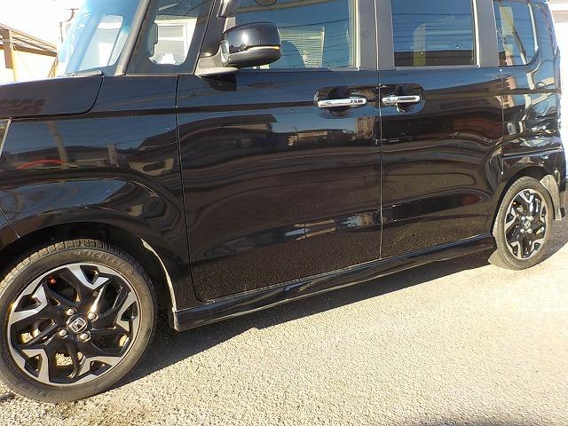 Ｎ－ＢＯＸカスタム Ｇ・Ｌターボホンダセンシング☆純正ナビ・修復歴無し☆　純正ナビ・ＤＶＤ再生・Ｂｔｏｏｔｈ・Ｂカメラ・ＥＴＣ・ドラレコ・ハーフレザー＆ヒーター・パドルシフト・衝突軽減・レーダークルーズ＆操舵支援・両パワスラ・ＬＥＤオートハイビーム（24枚目）