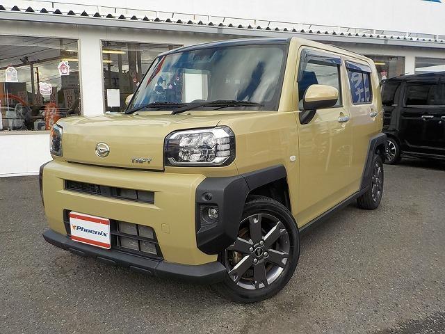 タフト Ｇターボ☆前席ヒーター☆スマートアシスト☆修復無し☆禁煙車☆　社外ナビ・ＤＶＤ再生・ＵＳＢ＆ＢＴｏｏｔｈ接続・バックカメラ・ＥＴＣ・前席ヒーター・クリアランスソナー・スマートアシスト・レーダークルーズ・ＬＥＤオートハイビーム・ＬＥＤフォグ・スカイフィールトップ（2枚目）