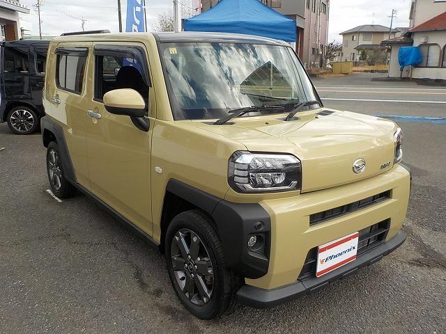 タフト Ｇターボ☆前席ヒーター☆スマートアシスト☆修復無し☆禁煙車☆　社外ナビ・ＤＶＤ再生・ＵＳＢ＆ＢＴｏｏｔｈ接続・バックカメラ・ＥＴＣ・前席ヒーター・クリアランスソナー・スマートアシスト・レーダークルーズ・ＬＥＤオートハイビーム・ＬＥＤフォグ・スカイフィールトップ（4枚目）