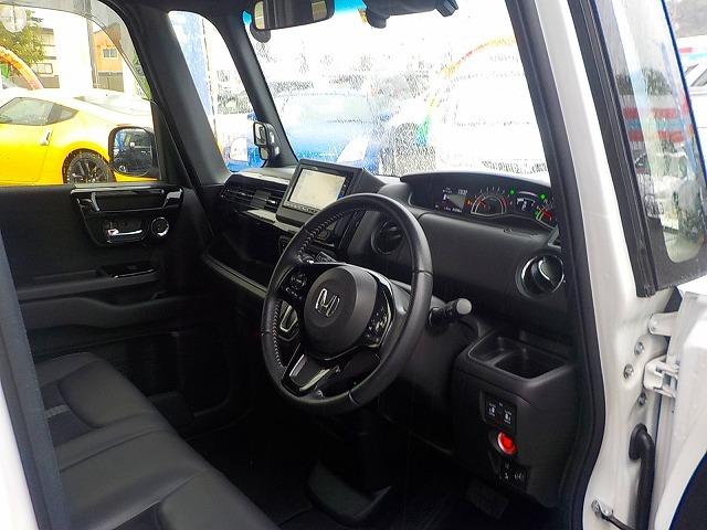 Ｎ－ＢＯＸカスタム Ｌターボ☆純正ナビ☆半革シート☆修復歴無し☆禁煙車☆　純正ナビ・ＤＶＤ再生・ＣＤ録音・Ｉｐｏｄ接続・ＵＳＢ＆ＢＴｏｏｔｈ・ＥＴＣ・ナビ連動前後ドラレコ・ハーフレザー＆ヒーター・コーナーソナー・パドルシフト・レーダークルーズ操舵支援・ＬＥＤオートハイビーム（36枚目）