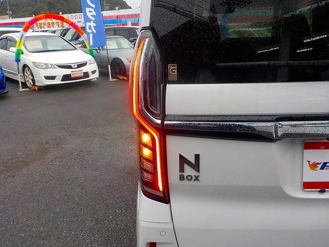 Ｎ－ＢＯＸカスタム Ｌターボ☆純正ナビ☆半革シート☆修復歴無し☆禁煙車☆　純正ナビ・ＤＶＤ再生・ＣＤ録音・Ｉｐｏｄ接続・ＵＳＢ＆ＢＴｏｏｔｈ・ＥＴＣ・ナビ連動前後ドラレコ・ハーフレザー＆ヒーター・コーナーソナー・パドルシフト・レーダークルーズ操舵支援・ＬＥＤオートハイビーム（69枚目）