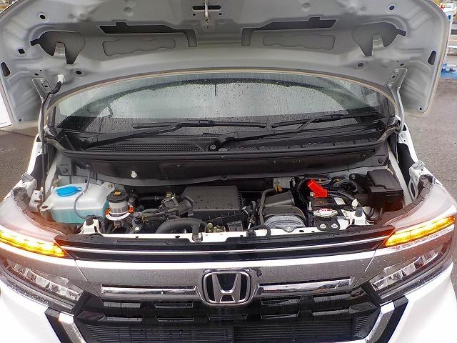 Ｎ－ＢＯＸカスタム Ｌターボ☆純正ナビ☆半革シート☆修復歴無し☆禁煙車☆　純正ナビ・ＤＶＤ再生・ＣＤ録音・Ｉｐｏｄ接続・ＵＳＢ＆ＢＴｏｏｔｈ・ＥＴＣ・ナビ連動前後ドラレコ・ハーフレザー＆ヒーター・コーナーソナー・パドルシフト・レーダークルーズ操舵支援・ＬＥＤオートハイビーム（71枚目）