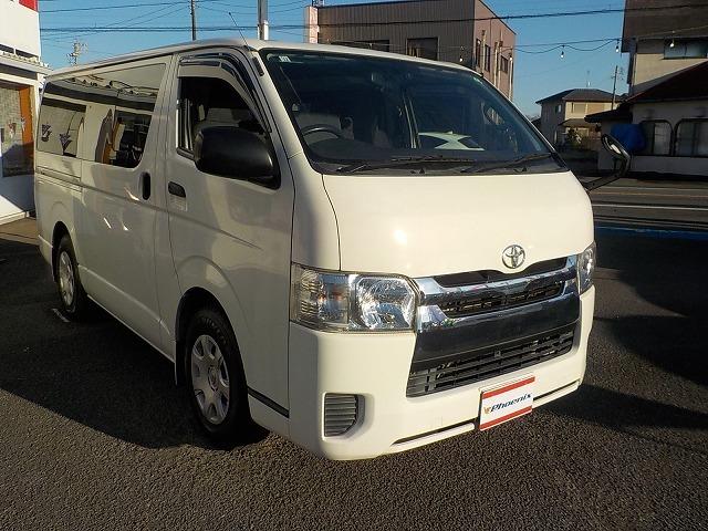 ハイエースバン ロングDX☆GLpkg☆ディーゼル☆同色バンパー☆試乗OK ☆ディーゼル☆タイミングベルト交換済み☆同色バンパー☆開閉スライドガラスナビ☆DVD再生☆Bluetooth☆バックカメラ☆ナビ連動ETC☆ドラレコ☆電格ミラー☆ベンチシート☆キーレス☆試乗出来ます☆(4枚目)