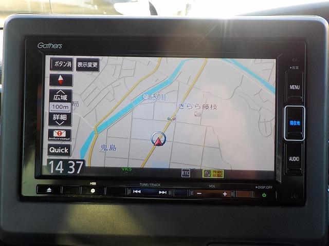 Ｎ－ＢＯＸカスタム ＥＸターボ☆助手席スーパースライドシート☆修復無し☆禁煙車☆　純正ナビ・ＤＶＤ再生・ＣＤ録音・Ｉｐｏｄ接続・ＵＳＢ＆ＢＴｏｏｔｈ・ナビ連動ドラレコ＆ＥＴＣ・ハーフレザー＆ヒーター・後方ソナー・パドルシフト・レーダークルーズ＆操舵支援・ＬＥＤオートハイビーム（12枚目）