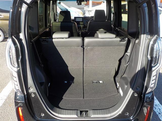 Ｎ－ＢＯＸカスタム ＥＸターボ☆助手席スーパースライドシート☆修復無し☆禁煙車☆　純正ナビ・ＤＶＤ再生・ＣＤ録音・Ｉｐｏｄ接続・ＵＳＢ＆ＢＴｏｏｔｈ・ナビ連動ドラレコ＆ＥＴＣ・ハーフレザー＆ヒーター・後方ソナー・パドルシフト・レーダークルーズ＆操舵支援・ＬＥＤオートハイビーム（66枚目）