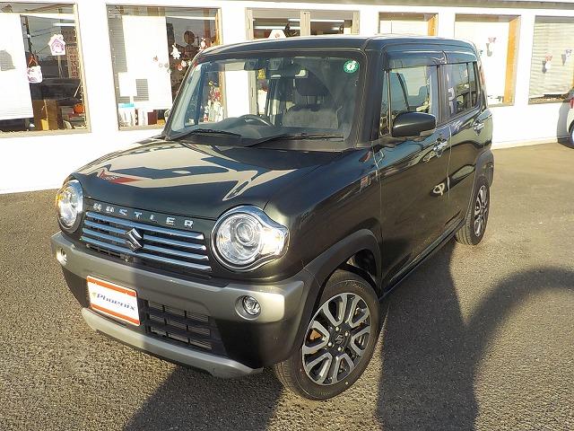 ハスラー Ｊ☆全方位モニタカメラパック☆禁煙車☆試乗ＯＫ☆　社外ナビ・ＤＶＤ再生・ＣＤ録音・ＢＴｏｏｔｈ・全方位カメラ・前席ヒーター・デュアルカメラブレーキサポート・車線逸脱警報・オートリトラウィンカーミラー・ＨＩＤオートライト・ＬＥＤフォグ・スマートキー（2枚目）