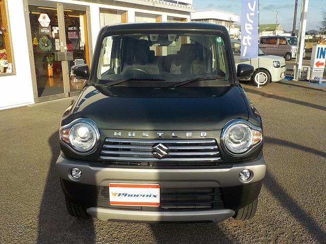 ハスラー Ｊ☆全方位モニタカメラパック☆禁煙車☆試乗ＯＫ☆　社外ナビ・ＤＶＤ再生・ＣＤ録音・ＢＴｏｏｔｈ・全方位カメラ・前席ヒーター・デュアルカメラブレーキサポート・車線逸脱警報・オートリトラウィンカーミラー・ＨＩＤオートライト・ＬＥＤフォグ・スマートキー（3枚目）