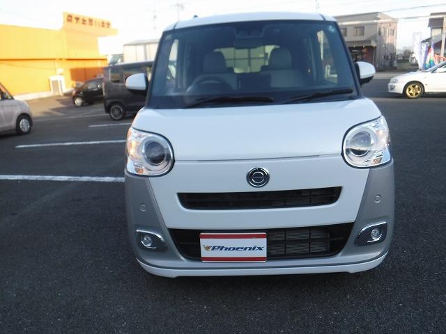 ムーヴキャンバス ストライプスＧターボ　純正９型ＤＳＰオーディオ・Ｂｌｕｅｔｏｏｔｈ・パノラミックビューモニター・ＥＴＣ・ウエルカムオープン機能両側パワースライドドア・スマートアシスト・ホッとカップホルダー・ドラレコ・ワイヤレス充電・禁煙車（3枚目）