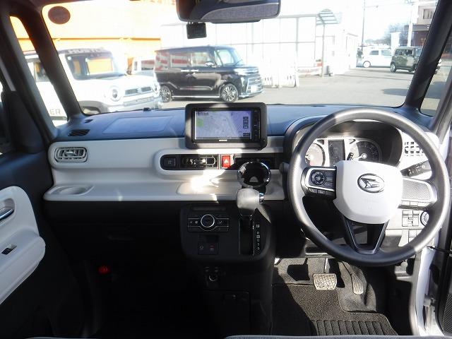 ムーヴキャンバス ストライプスＧ☆ナビ☆前後ドラレコ☆前席ヒーター☆禁煙車☆　社外ナビ・ＤＶＤ再生・ＣＤ録音・ＢＴｏｏｔｈ・Ｂカメラ・前後ドラレコ・前席ヒーター・クリアランスソナー・ＨＯＴカップホルダー・スマートアシスト・レーンディパーチャ・ＬＥＤオートハイビーム・ＬＥＤフォグ（2枚目）