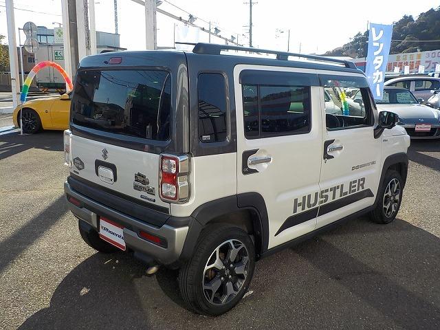 ハスラー Ｊスタイルターボ☆８型ナビ☆全方位カメラ☆修復無☆禁煙車☆　純正８型ナビ・ＤＶＤ再生・ＣＤ録音・Ｉｐｏｄ接続・ＵＳＢ＆ＢＴｏｏｔｈ・ＥＴＣ・全方位カメラ・前席ヒーター・後方ソナー・レーダークルーズ＆操舵支援・ＬＥＤオートハイビーム・タフスタイル用デカール仕様（7枚目）