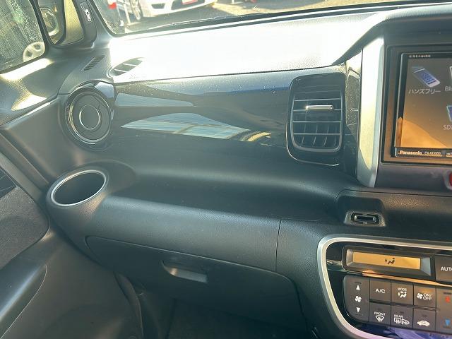 Ｎ－ＢＯＸカスタム ＳＳブラックスタイルパック☆ＣＴＢＡ☆後期モデル☆禁煙車☆　社外ナビ・ＤＶＤ再生・ＣＤ録音・Ｉｐｏｄ接続・ＵＳＢ＆ＢＴｏｏｔｈ・ＥＴＣ・前席＆ミラーヒーター・ＣＴＢＡ・オプション後席スライドシート付・ＨＩＤオートライト・車速連動ワイパー・後期型（32枚目）