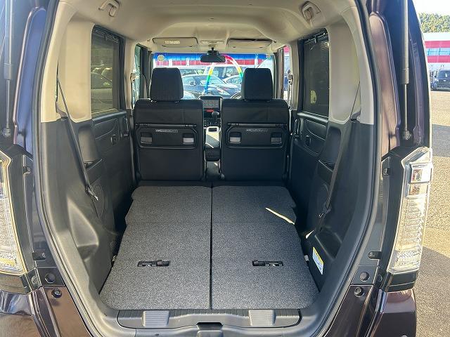 Ｎ－ＢＯＸカスタム ＳＳブラックスタイルパック☆ＣＴＢＡ☆後期モデル☆禁煙車☆　社外ナビ・ＤＶＤ再生・ＣＤ録音・Ｉｐｏｄ接続・ＵＳＢ＆ＢＴｏｏｔｈ・ＥＴＣ・前席＆ミラーヒーター・ＣＴＢＡ・オプション後席スライドシート付・ＨＩＤオートライト・車速連動ワイパー・後期型（45枚目）