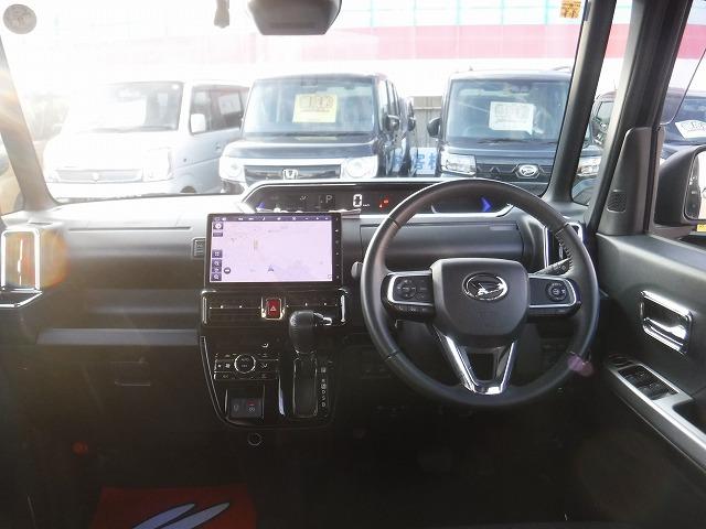 タント カスタムＲＳスマアシ　☆修復歴無し☆禁煙車☆試乗ＯＫ☆　全方位カメラ付１０インチナビ☆Ｂｌｕｅｔｏｏｔｈ☆ＵＳＢ・ＨＤＭＩ接続☆ナビ連動ドラレコ☆ＥＴＣ☆両側電動スライドドア☆ＬＥＤオートライト＆オートハイビーム・フォグ☆レーダークルーズ☆衝突軽減ブレーキ（2枚目）