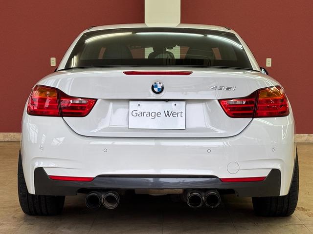 ４シリーズ ４３５ｉカブリオレ　Ｍスポーツ　ＡＣＣ・衝突軽減ブレーキ・レーンアシスト・黒革シート・カープレイ対応後期ＭＩＮＩ用ＮＢＴＥＶＯナビ・バックカメラ・ＨＵＤ・社外２０インチアルミ・社外マフラー・ＥＴＣ・ＬＥＤヘッドライト（3枚目）