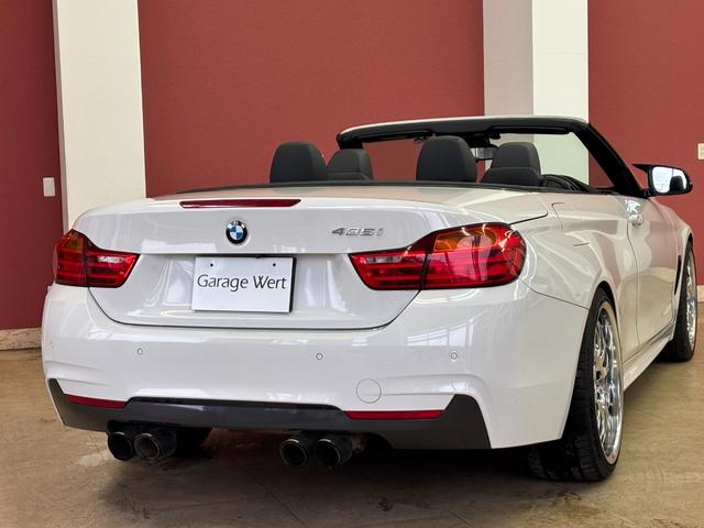 ４シリーズ ４３５ｉカブリオレ　Ｍスポーツ　ＡＣＣ・衝突軽減ブレーキ・レーンアシスト・黒革シート・カープレイ対応後期ＭＩＮＩ用ＮＢＴＥＶＯナビ・バックカメラ・ＨＵＤ・社外２０インチアルミ・社外マフラー・ＥＴＣ・ＬＥＤヘッドライト（10枚目）