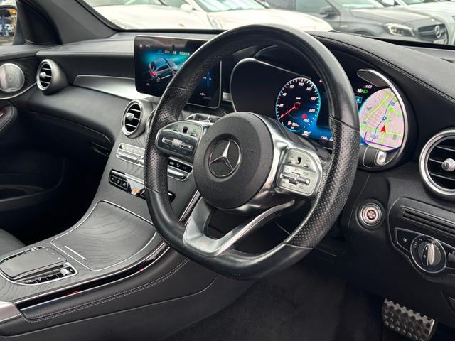 ＧＬＣ ＧＬＣ２２０ｄ　４マチック　クーペ　ＡＭＧライン　後期モデル・レザーエクスクルーシブＰＫＧ・ＡＣＣ・衝突軽減ブレーキ・レーンアシスト・ブラインドスポット警告・黒革シート・地デジ付き純正ナビ・全方位カメラ・エアサスコンプレッサー交換済・ドラレコ（22枚目）