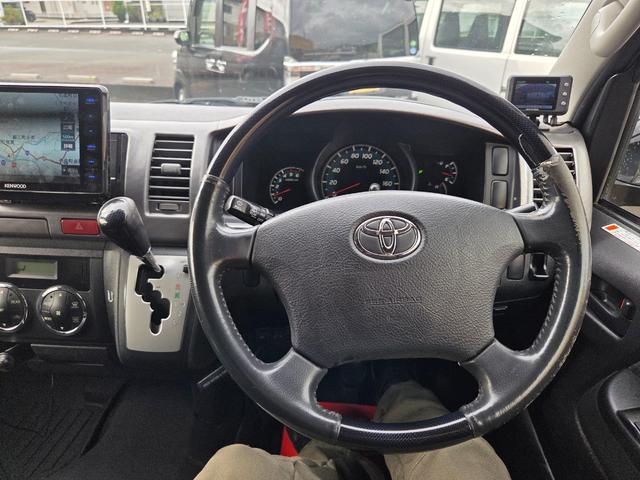 ハイエースバン ロングスーパーＧＬプライムセレ　ロングスーパーＧＬプライムセレクション　ディーゼルターボ　５ドア　５人乗り　ＡＴ　フォグ　キーレス　電動格納ミラー　Ｗエアコン　オートエアコン　ＴＶ　Ｂカメラ　　ＥＴＣ　タイベル交換歴有　ＨＩＤ（24枚目）