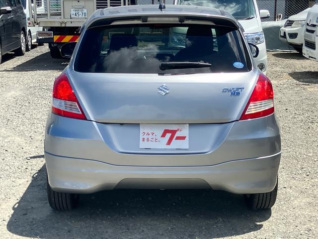 スイフト RS 5速マニュアル ディスチャージライト ナビ バックカメラ ETC スマートキー プッシュスタート アルミホイール 5MT 1年走行距離無制限保証付・ロ-ドサ-ビス付(10枚目)