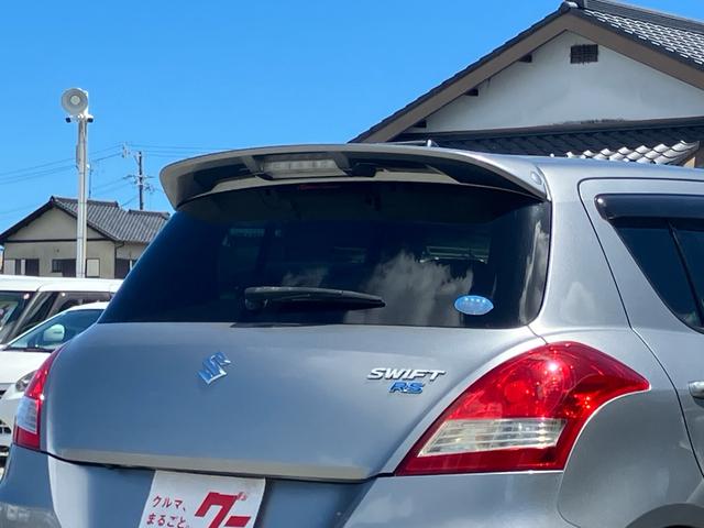 スイフト RS 5速マニュアル ディスチャージライト ナビ バックカメラ ETC スマートキー プッシュスタート アルミホイール 5MT 1年走行距離無制限保証付・ロ-ドサ-ビス付(12枚目)