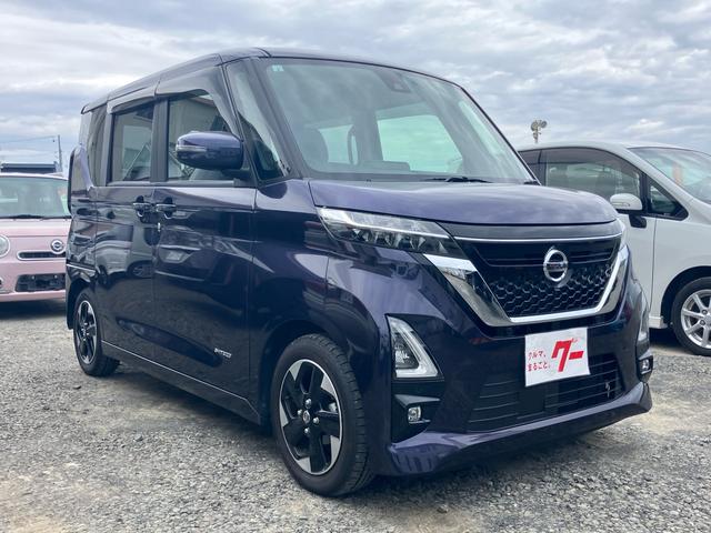 ルークス ハイウェイスター　Ｘ　衝突被害軽減ブレーキ　エマージェンシーブレーキ　両側パワースライドドア　ＬＥＤヘッドライト　純正ナビ　アラウンドモニター　Ｂｌｕｅｔｏｏｔｈ　１年走行距離無制限保証付・ロ－ドサ－ビス付（3枚目）