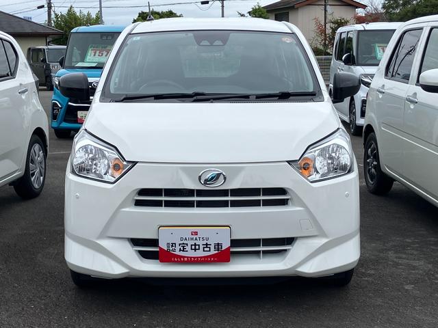 ミライース B SAIII 13スチールホイール マルチリフレクターハロゲンヘッドランプ 可倒式ドアミラー 自発光式デジタルメーターアンバーイルミネーションメーター マニュアルエアコン(ダイヤル式) キーレスエントリー(3枚目)