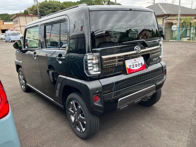 タフト Gターボ ダーククロムベンチャー 15インチアルミホイール オートレベリング機能付フルLEDヘッドランプ LEDフォグランプ 本革巻ステアリングホイール 本革巻インパネセンターシフト(5枚目)