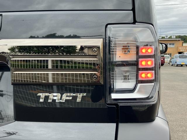 タフト Gターボ ダーククロムベンチャー 15インチアルミホイール オートレベリング機能付フルLEDヘッドランプ LEDフォグランプ 本革巻ステアリングホイール 本革巻インパネセンターシフト(14枚目)