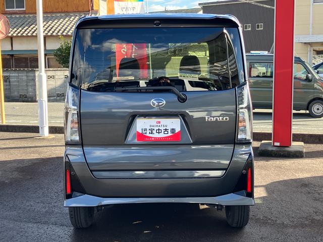 タント カスタムＸ　１４インチアルミホイール　大型エアロバンパー　フルＬＥＤヘッドランプ　オート格納式カラードドアミラー　両側パワースライドドア　キーフリーシステム　プッシュボタンスタート（5枚目）