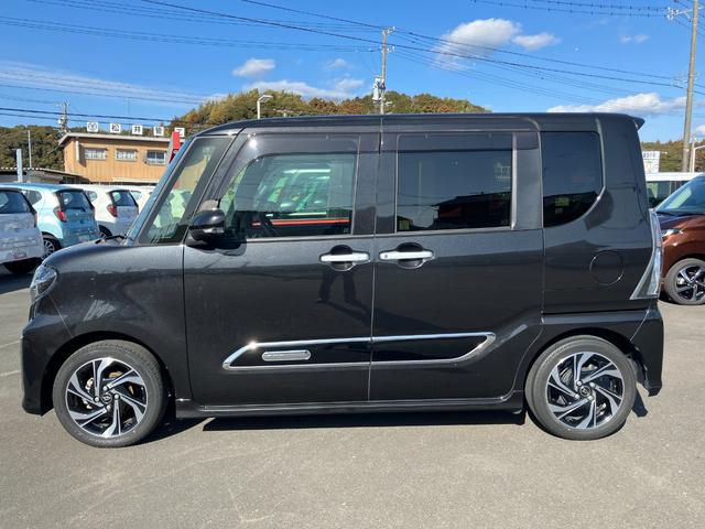 タント カスタムRSスタイルセレクション 15インチアルミホイール キーフリーシステム プッシュボタンスタート オートエアコン(プッシュ式) フルLEDヘッドランプ オート格納式カラードドアミラー 本革巻ステアリングホイール(8枚目)