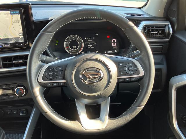 ロッキー プレミアム 17インチアルミホイール UVIRカット遮音ガラス フルLEDヘッドランプ キーフリーシステム 革巻きステアリングホイール 本革シフトノブ アクティブマルチインフォメーションメーター(24枚目)