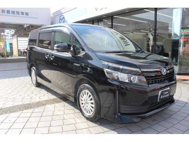 ヴォクシー ハイブリッドX 両側電動スライド 純正ナビ ETC Bluetooth フルセグ バックカメラ LEDヘッド オートライト シートヒーター クルコン 衝突軽減ブレーキ PUSHスタート 純正アルミ(3枚目)