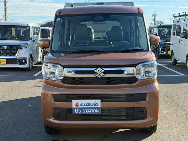 スペーシア ＨＹＢＲＩＤ　Ｇ　全方位カメラナビ　オートライト　バックカメラ　Ｂｌｕｅｔｏｏｔｈ　スライドドア　プッシュスタート　オートエアコン　禁煙車　スズキセーフティーサポート　衝突被害軽減システム　アイドリングストップ　衝突安全ボディ（4枚目）